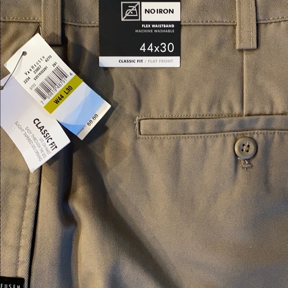 NWT Classic Fit Flat Front pant - Picture 2 of 2